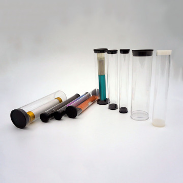 Imballaggio tubo trasparente personalizzato imballaggio tubo di plastica trasparente