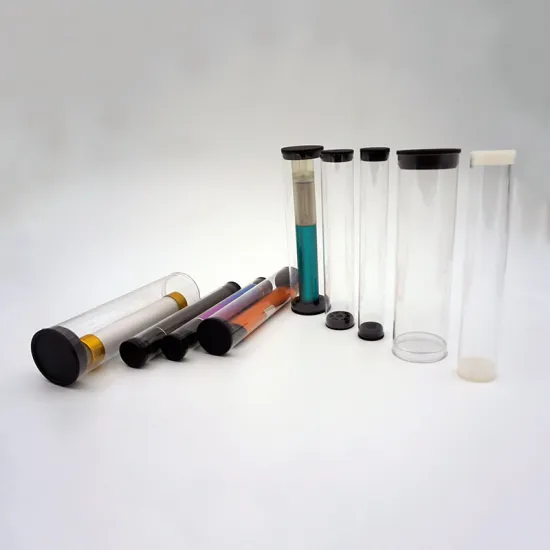 Custom Clear Tube Packaging Transparent Plastic Tube Packaging
