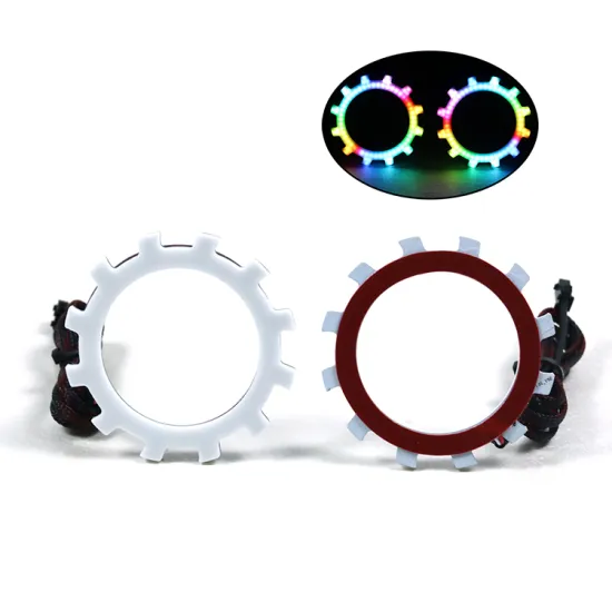 2023 Newest Flow Series Gear Angel Eyes Saw Blade Halo Rings for Car Light Accessories
