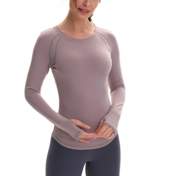 Sportkleding Yoga Tops met lange mouwen