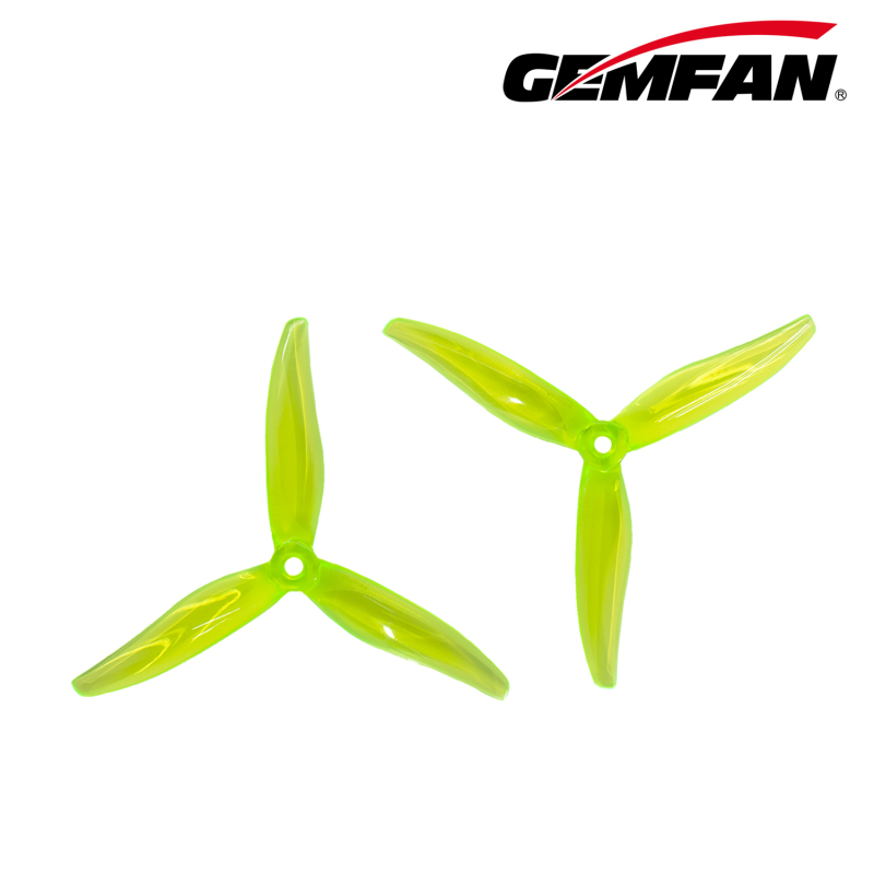 GEMFAN 5128.0 FURY Tri-Blade Propeller for FPV Racing Drones