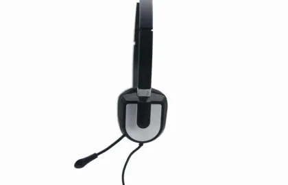 Microphone Noise Cancelling Stereo Headphones Over The Head