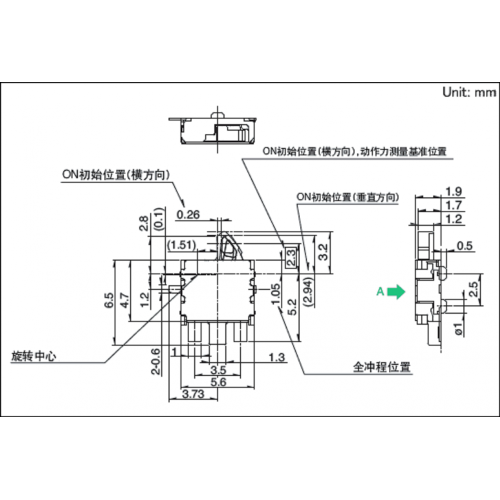 SPVT Switch with a Thickness of 1.9mm