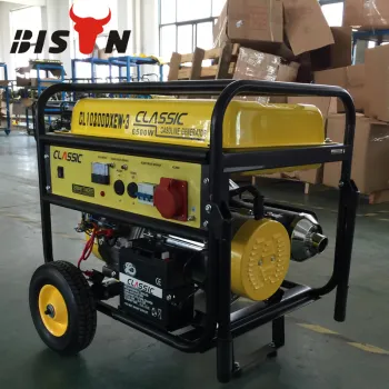 BISON(CHINA) Electric 100% Copper Wires Chinese 7 KVA Generator with Factory Price