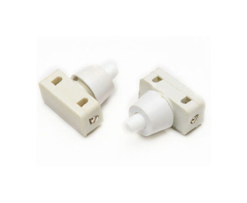 PBS-17A Screw Terminal Black Metal Push Button Switch