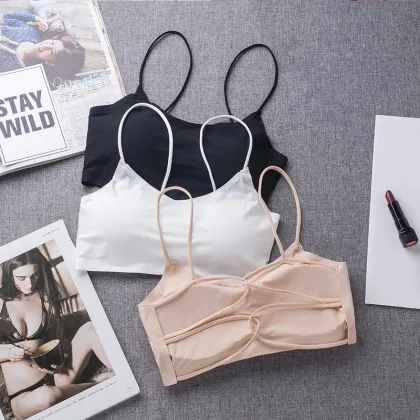 Summer Comfortable Ice Silk Tube Vest Bra