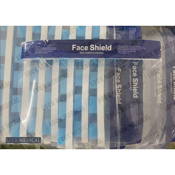 Защитный медицинский щиток для лица против запотевания, прозрачный