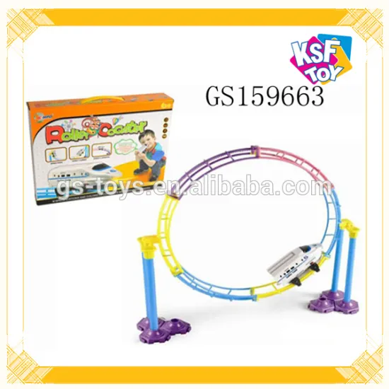 Plastic Electric Roller Coaster Toy For Kids
