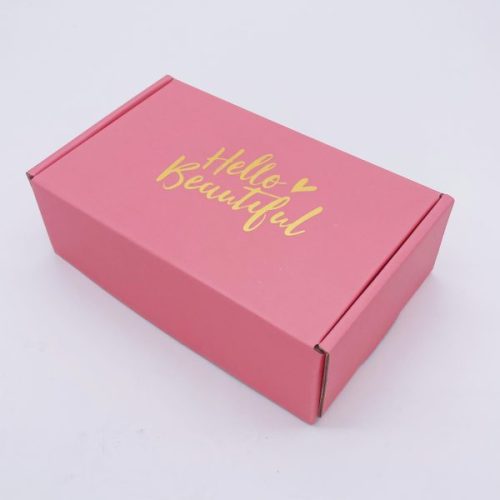 Eco-Friendly Pink Mailer Box for Luxury Gift Packaging