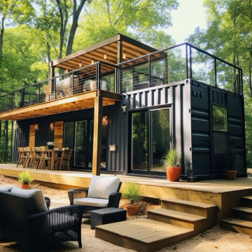 Prefabricated 2 Story 3 Bedroom Modular Homes: Easy Assembly Flat Pack Container Houses