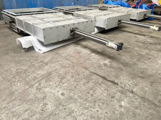 Manual knife gate valve for abrasive media