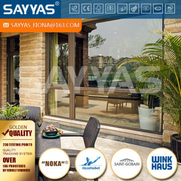 wood aluminum window
