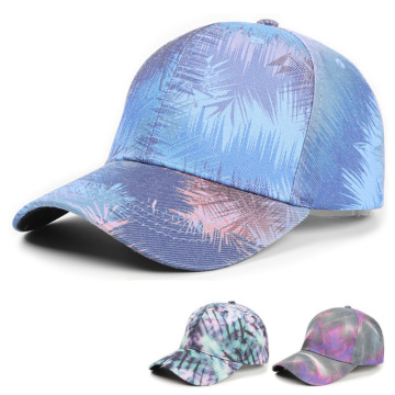Fashion Wholesale Outdoor Vintage Custom Logo Printed Cotton 6 Panel Baseball Caps