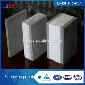 Fire rated steel sheet glass wool 50/75/100/150mm sandwich panel