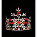 6 Inch Ruby AB Colored Diamond Round Crown