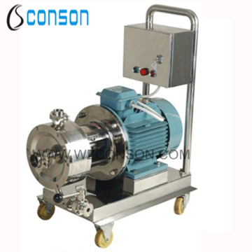 Stainless steel high speed emulsifying liquid mixing pump