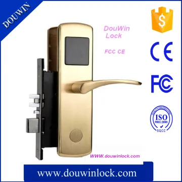 Smart card safe lock copper electronic hotel safe lock