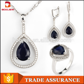 Turkish 925 silver heart-shaped women jewelry silver zircon jewelry for women