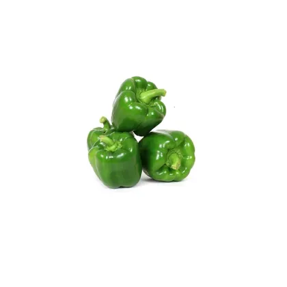 Fresh green color bell pepper