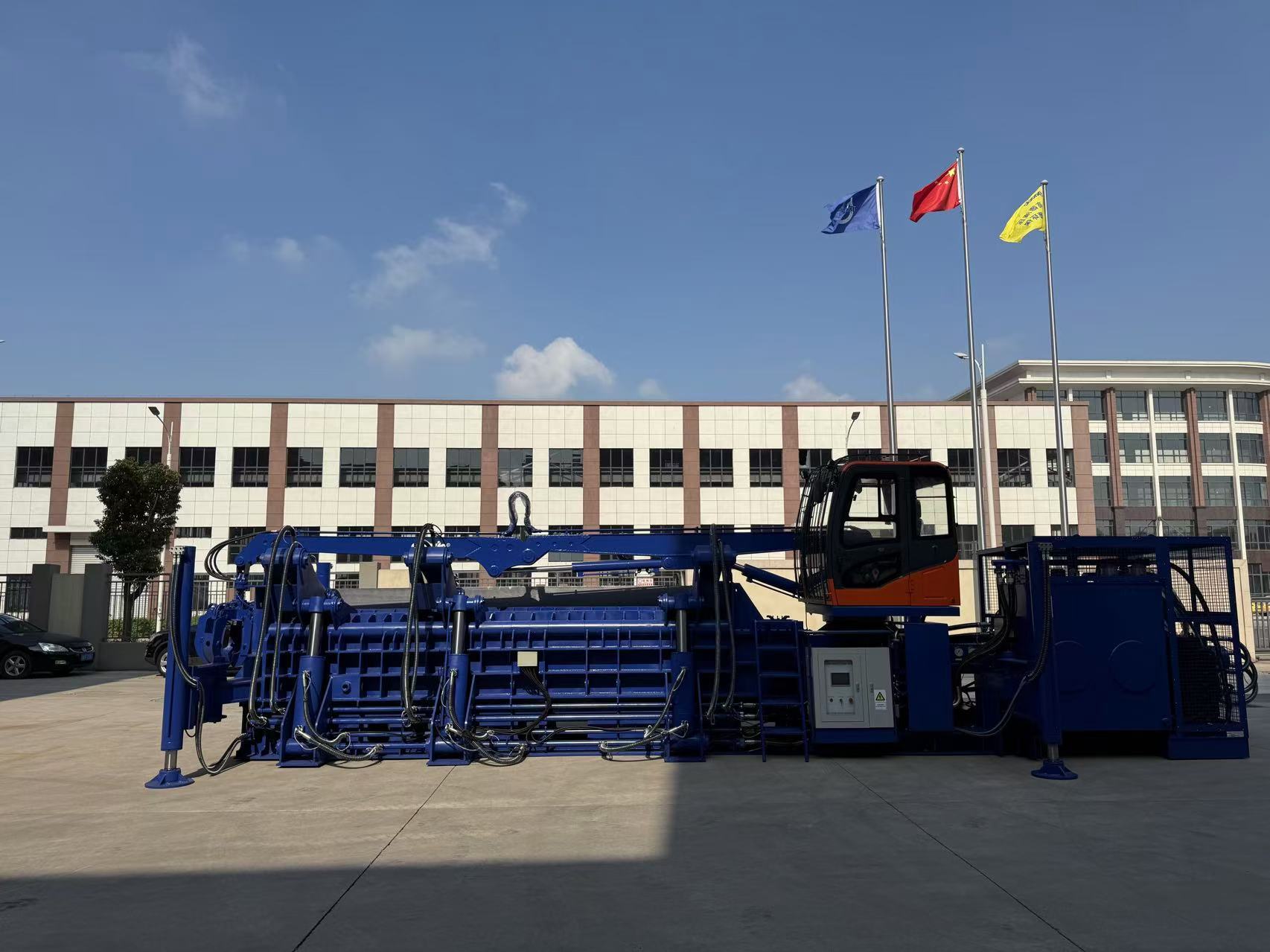Scrap Metal Car Body Recycling Mobile Baler