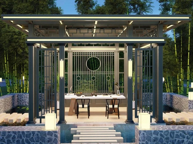 Chinese Style Aluminum Gazebo 88