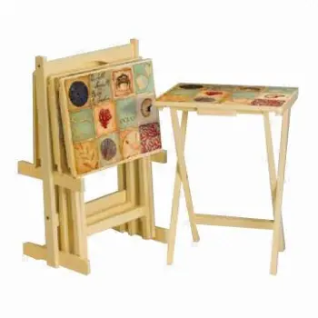 Wood Family Picnic Table, 4-piece and Foldable