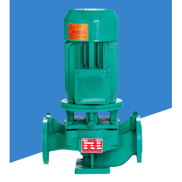 Single suction vertical pipeline pump