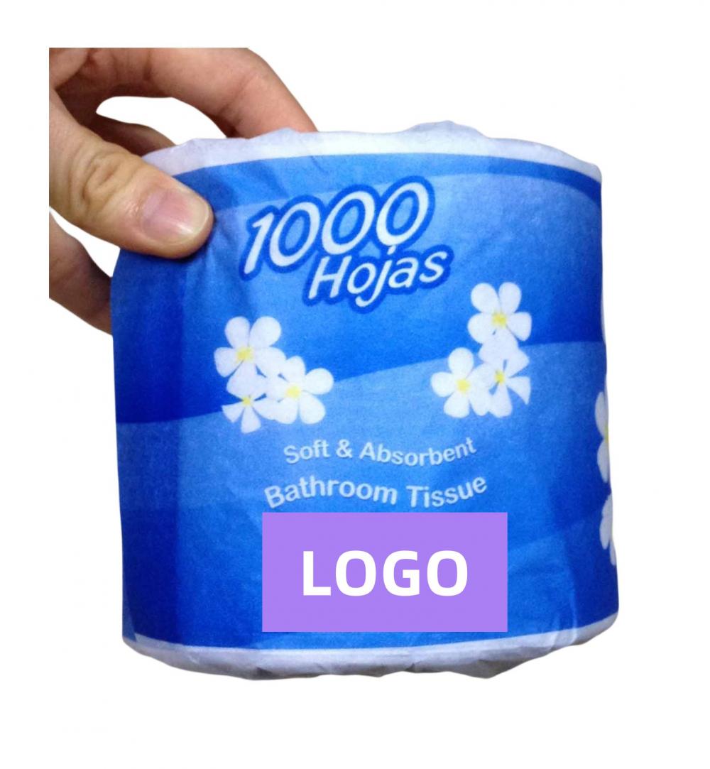 ورق التواليت المدمج 2ply 700sheet لكل لفة