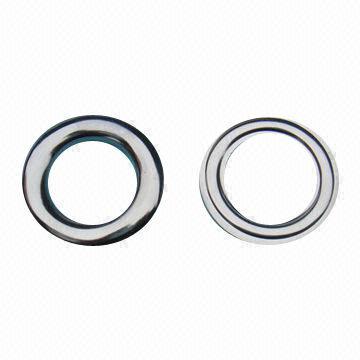 Oval Round Garment/Metal DIY Eyelets for Bag, Silver/Light Gold Color