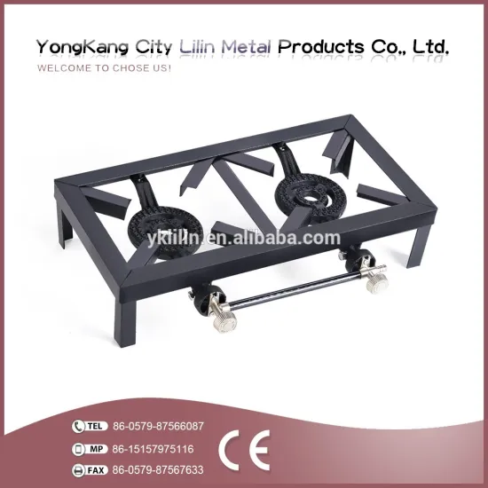 China Supplier fashionable black 2 gas cooker