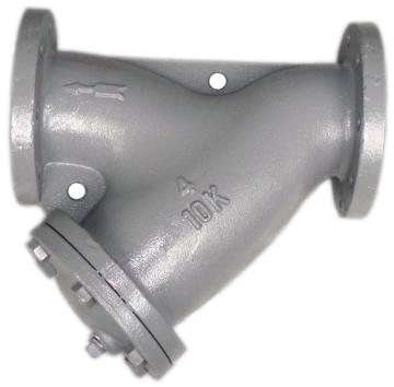 DN40 to DN400 Cast Iron Flange End Y Strainers and Filters - JIS 10k/ANSI Class 125LB/150LB/PN16
