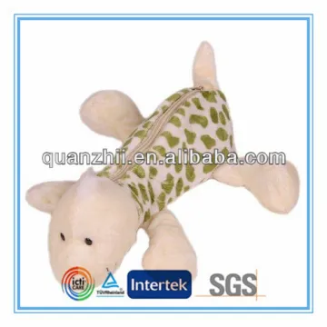 Plush sea turtle animal shape plush pencil case