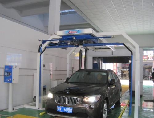Semi-Automatic touchless car washing system