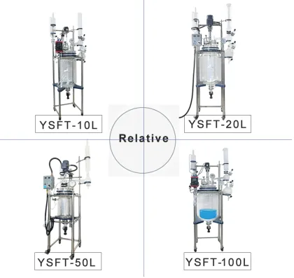 China YUHUA Glass Lined Reactor Tank for Laboratory Heating Equipment