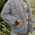 Manteau à manches longues dolman hivernale pour femmes