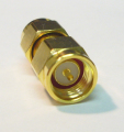 Emas Pleted SMA laki-laki Crimp Type RF Connector