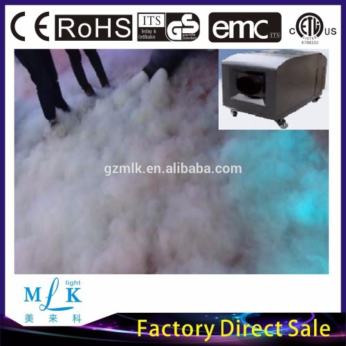 1200w new water low fog dry ice machine