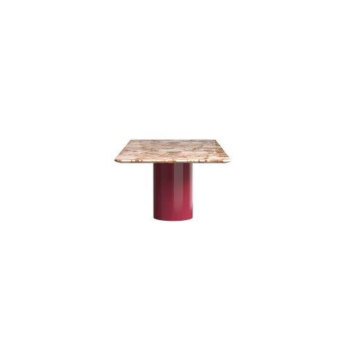 Mesa de mármol mesa de comedor mesa de café de acero