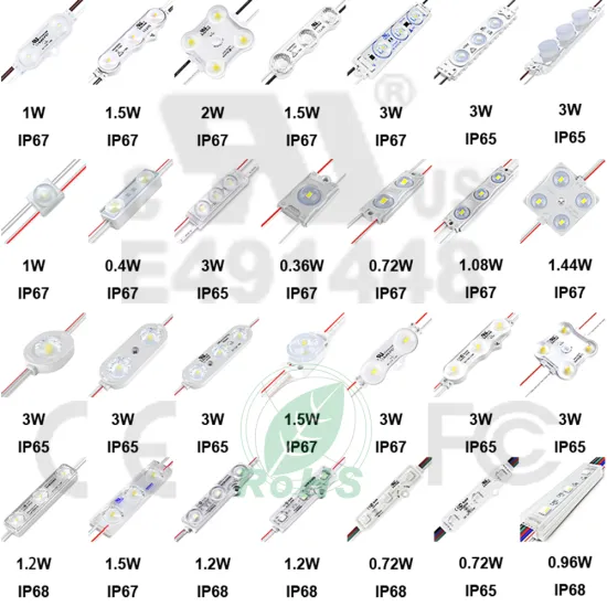 12V/24V/110V/220V LED Modules for Billboard Signs and Advertisement Backlights