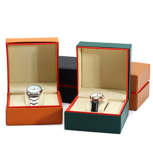 Wholesale Luxury PU Leather Custom Logo Watch Box
