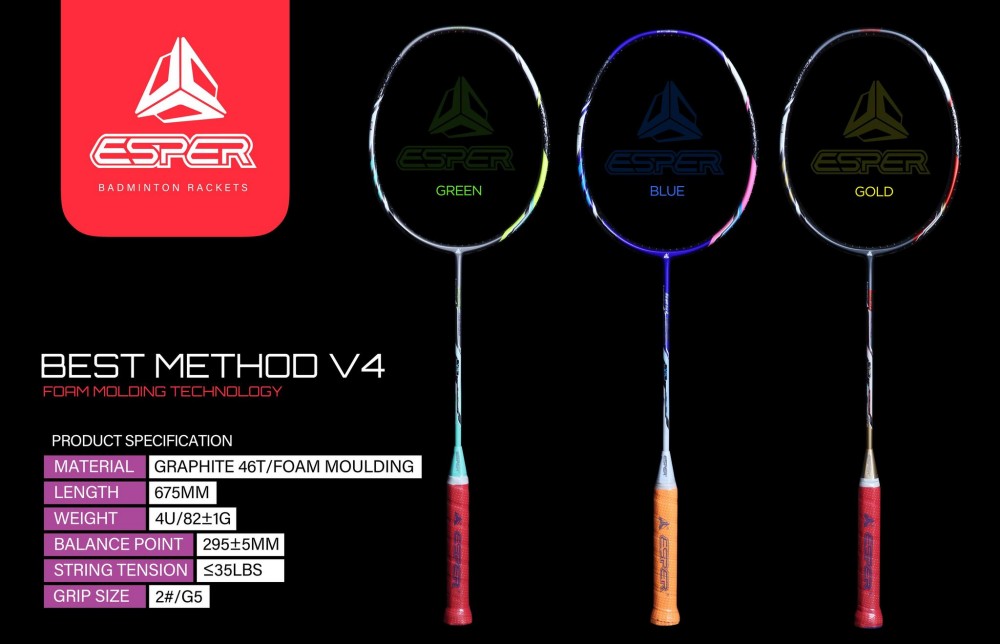 Slim Shaft Graphite Badminton Racket