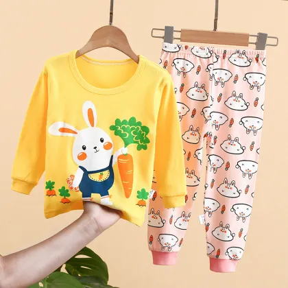 Autumn New Cotton Long-Sleeve Underwear and Pajama Set
