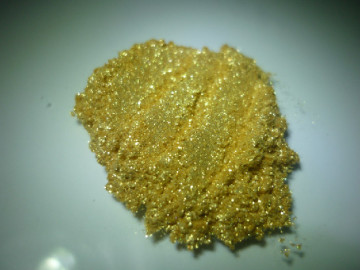 synthetic pearl gold pigment powder