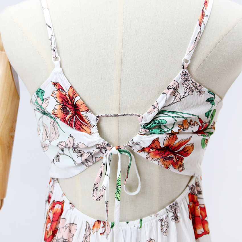 Halter Floral Dress