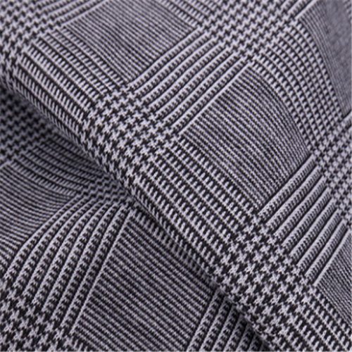 Miljövänligt garnfärgat Jacquard Polyester-tyg