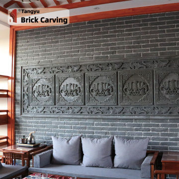 3D old brick wall Grey brick wallpaper decoration