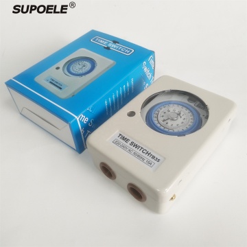 24-Hour Outdoor AC 100~250V 20A Programmable Mechanical Timer Switch TB35N