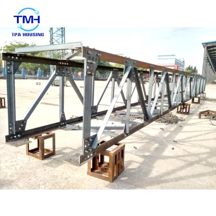 Prefab Bailey Portable Steel Structure Bridge, Metal Construction Bridge