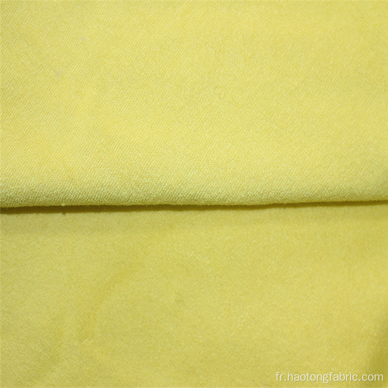 Tissus en éponge T / C en coton polyester solide léger
