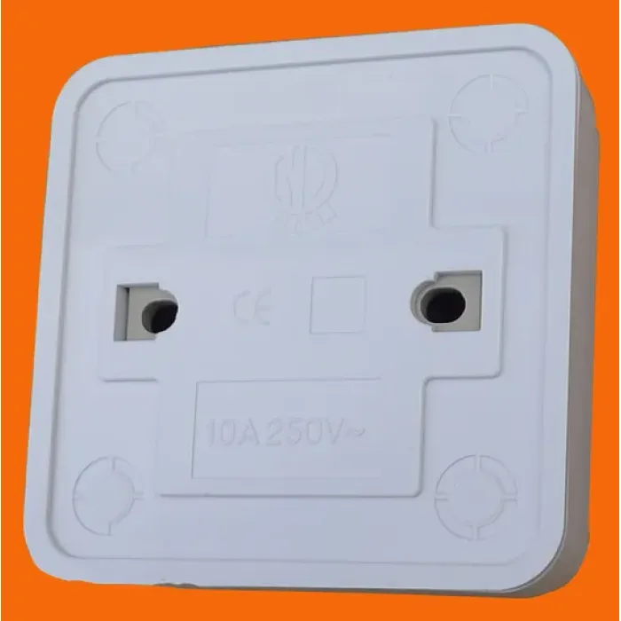 Saklar Dinding Terbuka Bergaya Eropa dengan Lampu Single-on Switch